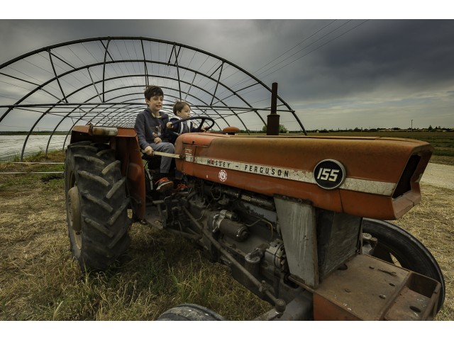 Le tracteur pour les enfants