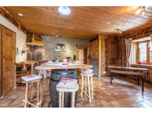 Pièce à vivre gîte de l'Abondance