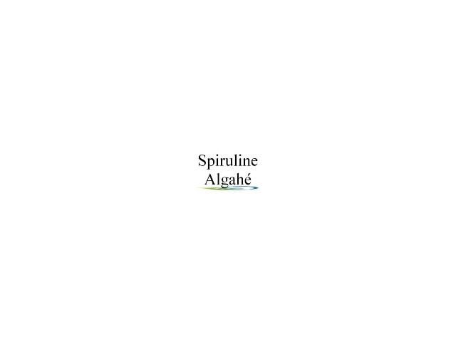 Spiruline Algahé