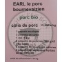 EARL LE PORC BOURNEVAIZIEIN