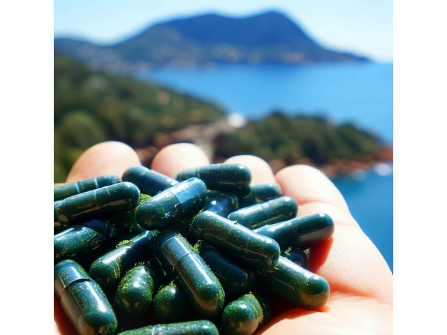 Spiruline en gélules La Spiruline du rocher