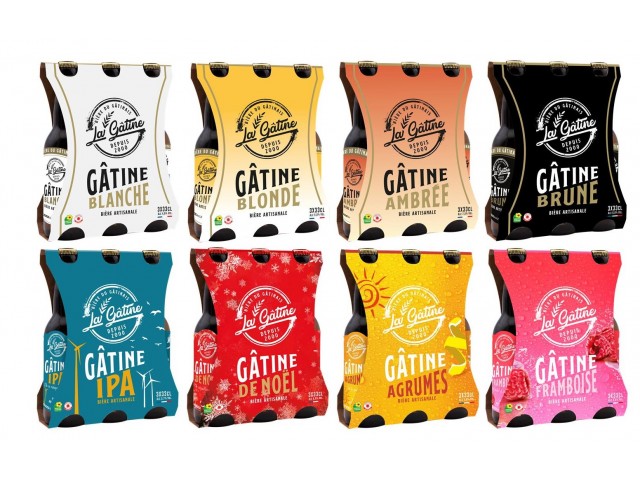 Gamme Bière La Gâtine en Pack de 3x33 cl